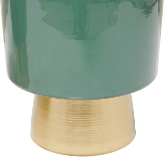 Green Modern Planter, Set of 3" 11", 10", 9"